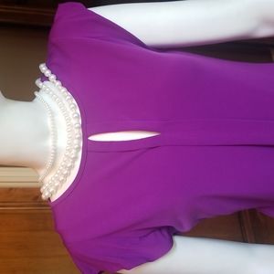 Ladies Blouse NWOT Purple Size S